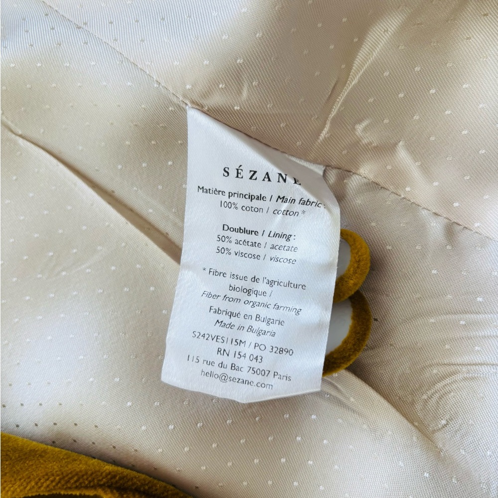 Sézane, SEBASTINA JACKET - SÉZANE X MDLO. NEW! - Picture 9 of 13